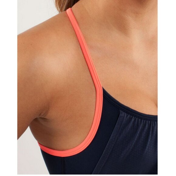 NEW Lululemon Yoga Running Exercise Tank Top 2 colors Navy Blue+ Neon Pink - Picture 6 of 16